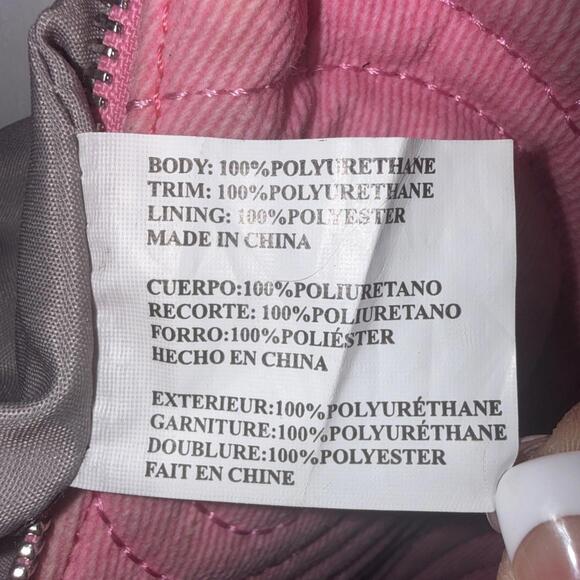 Betsey Johnson XOVALLI Pink Skull Crossbones Embroidered Crossbody Shoulder Bag - Picture 3 of 12